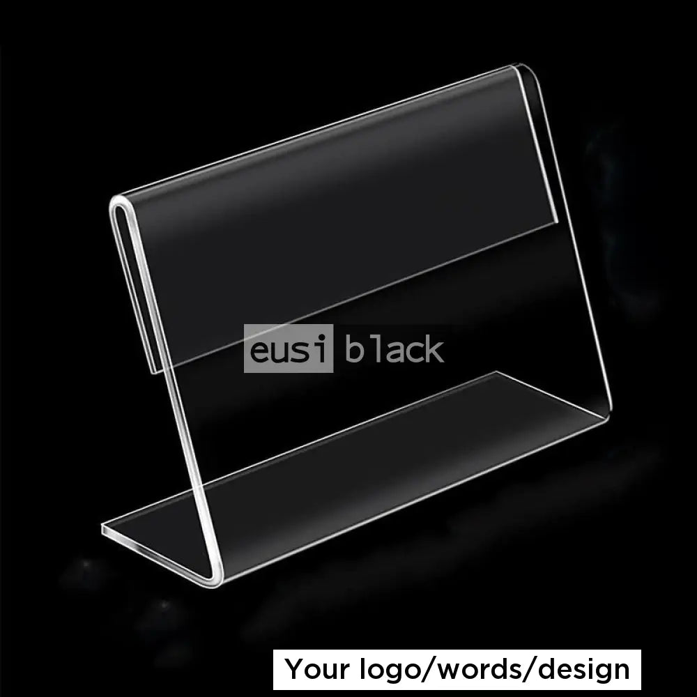 L-shape acrylic table sign A6 / Landscape