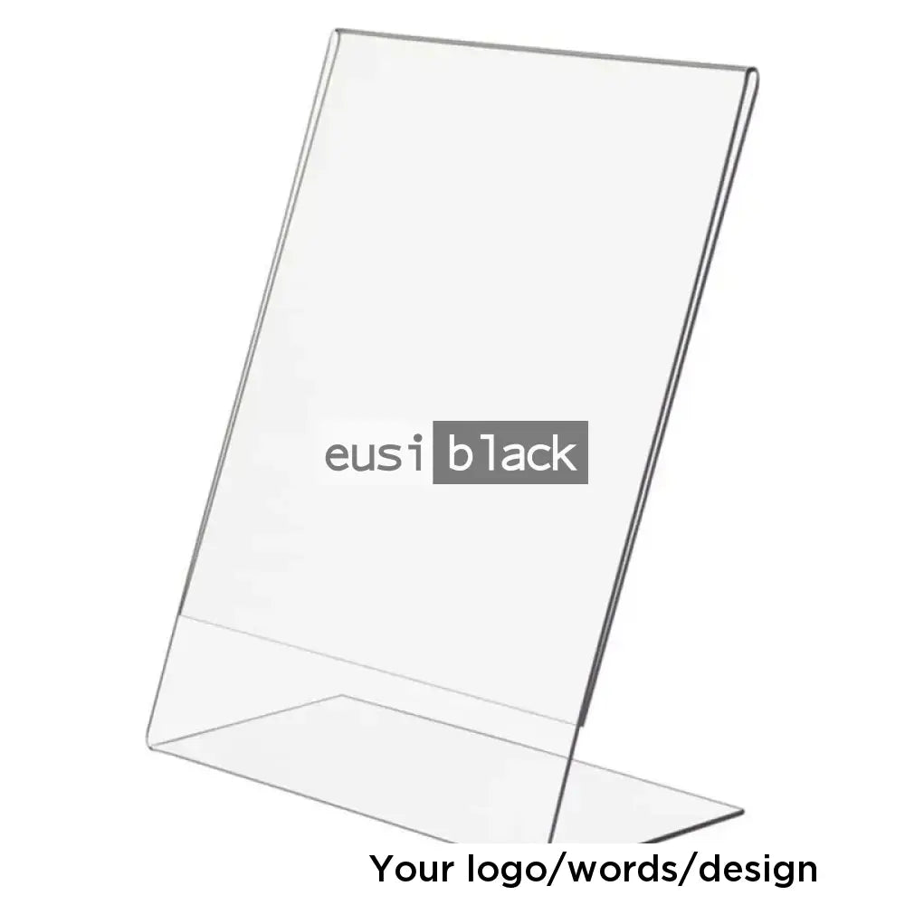 L-shape acrylic table sign A6 / Portrait