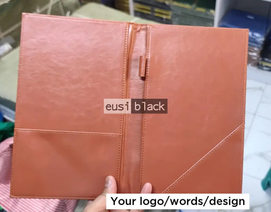 Large Bill holder - PU leather - Brown