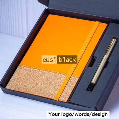 Latitudinal chipped-wood mini set | A5 Orange