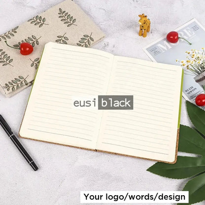 Latitudinal chipped-wood notebook