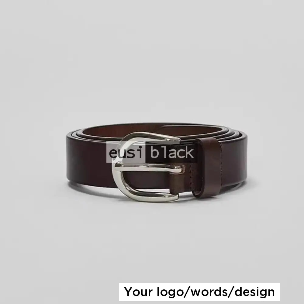 Leather belt for women Black