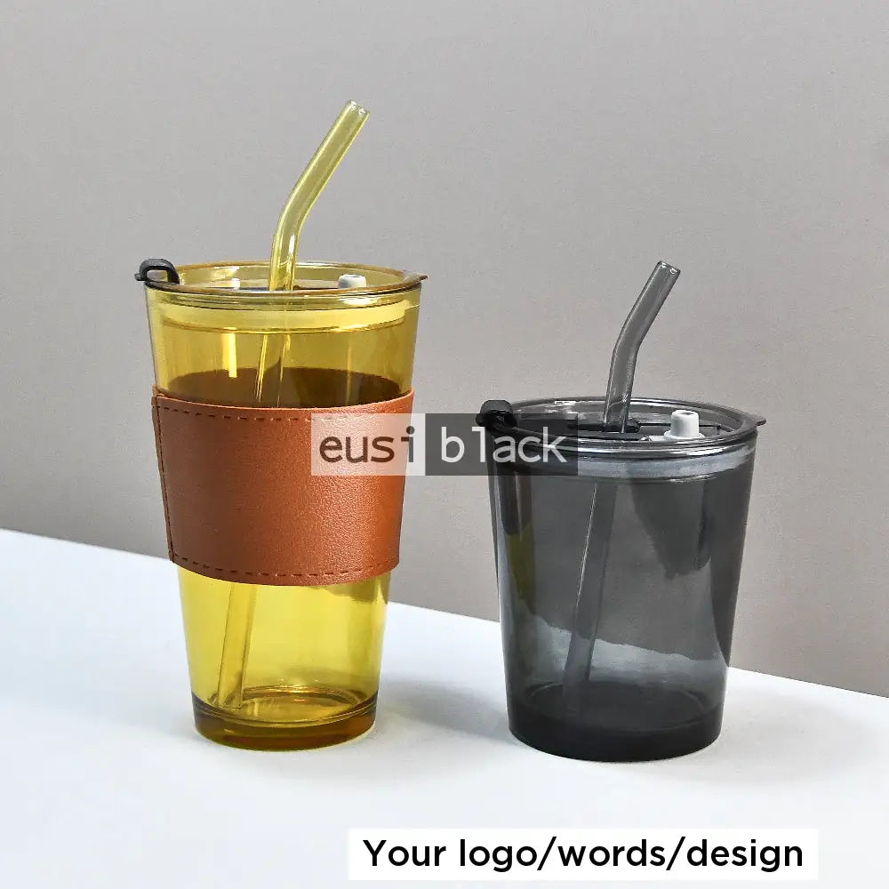 Leather padded glass