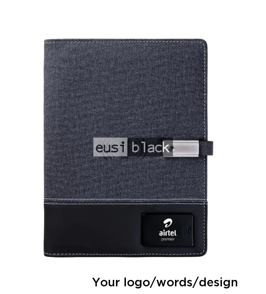 Notebooks And Led LED notebook with inbuilt power bank and reading lamp sold and ...