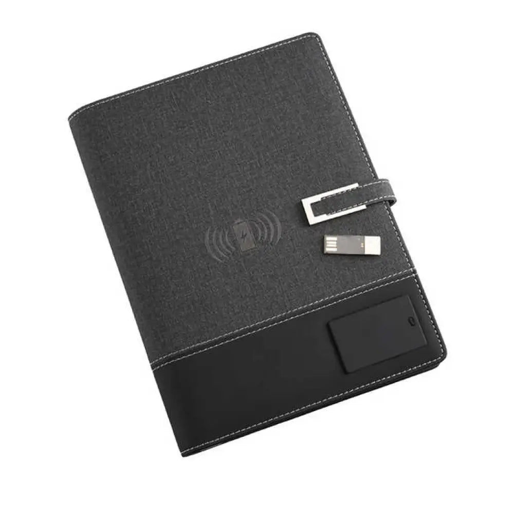 LED inbuilt power bank notebook set