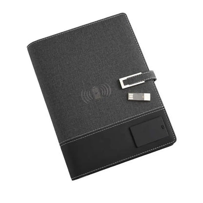 LED inbuilt power bank notebook set