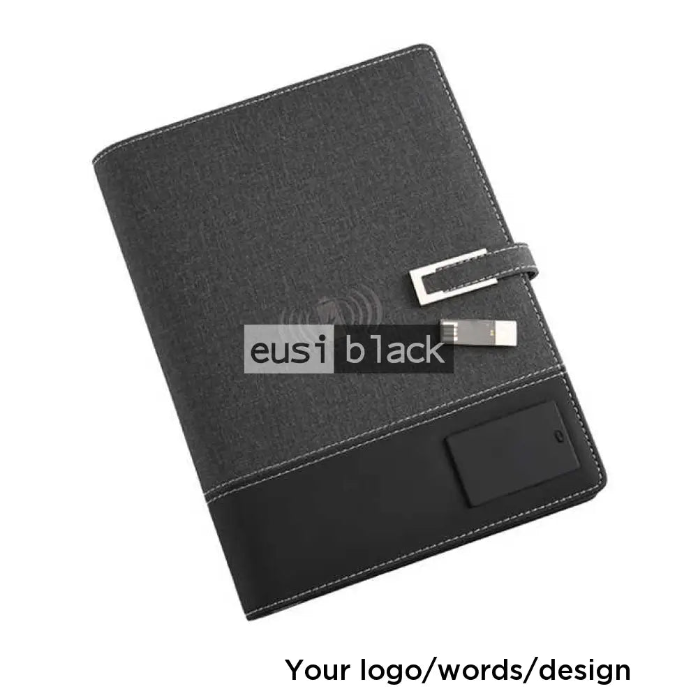 LED inbuilt power bank notebook set