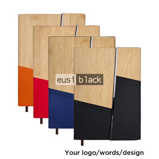 Lightning two tone rustic notebook - A5