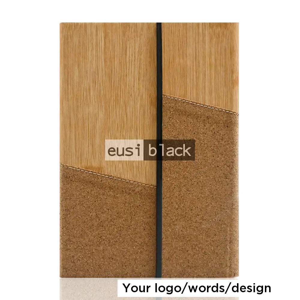 Lightning two tone rustic notebook - A5 - Rustic