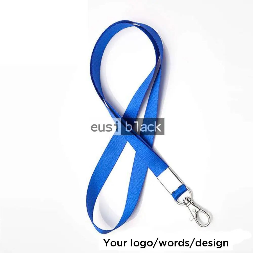 Lobster clasped lanyard Blue