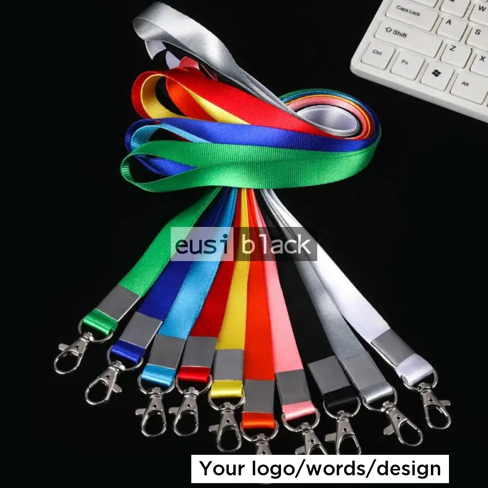 Lobster clasped lanyard Grey