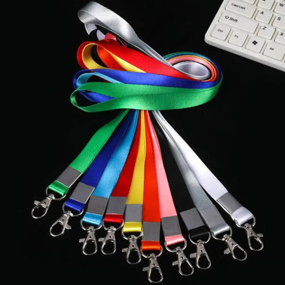 Lobster clasped lanyard Grey