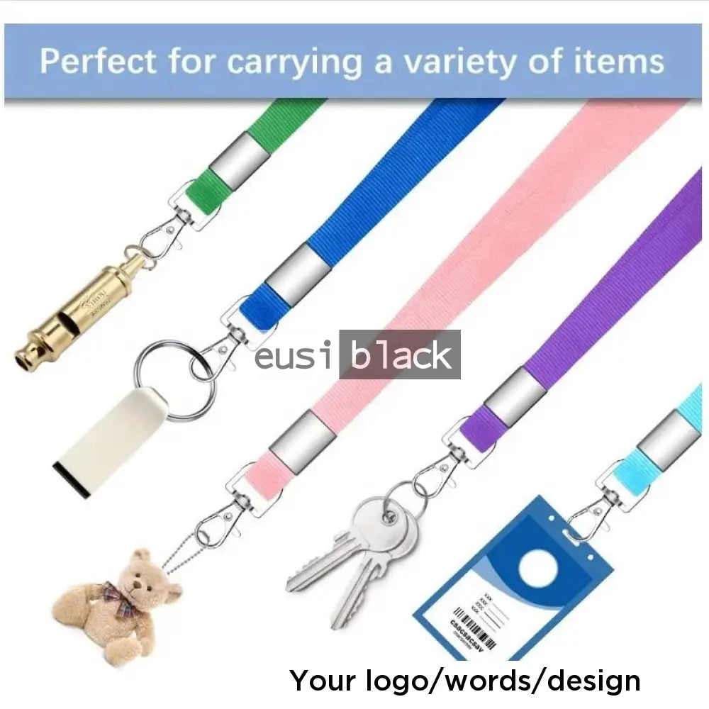 Lobster clasped lanyard Pink