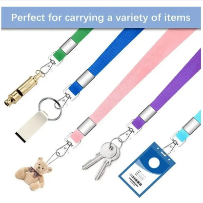 Lobster clasped lanyard Pink