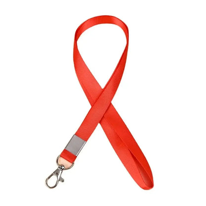 Lobster clasped lanyard Red