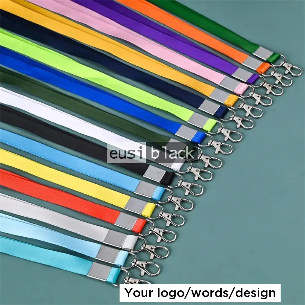 Lobster clasped lanyard Sky blue