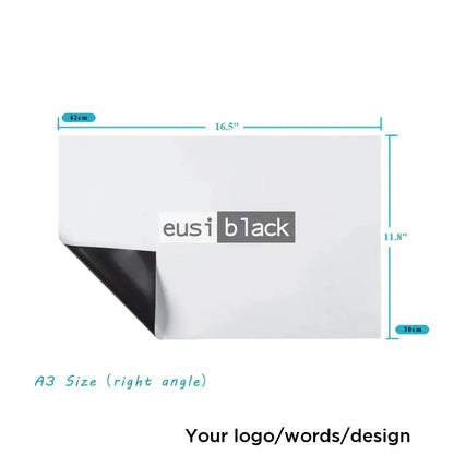 Magnetic whiteboard Custom size