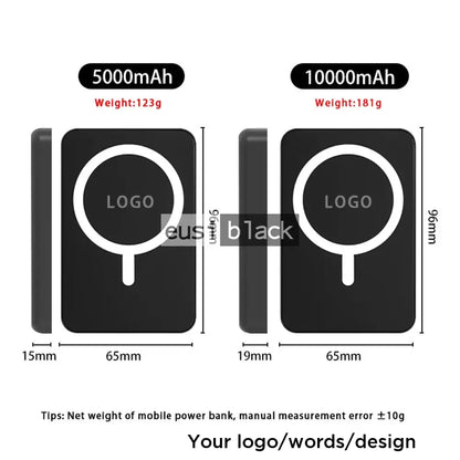 Wireless & cabled power bank - 10,000mAH