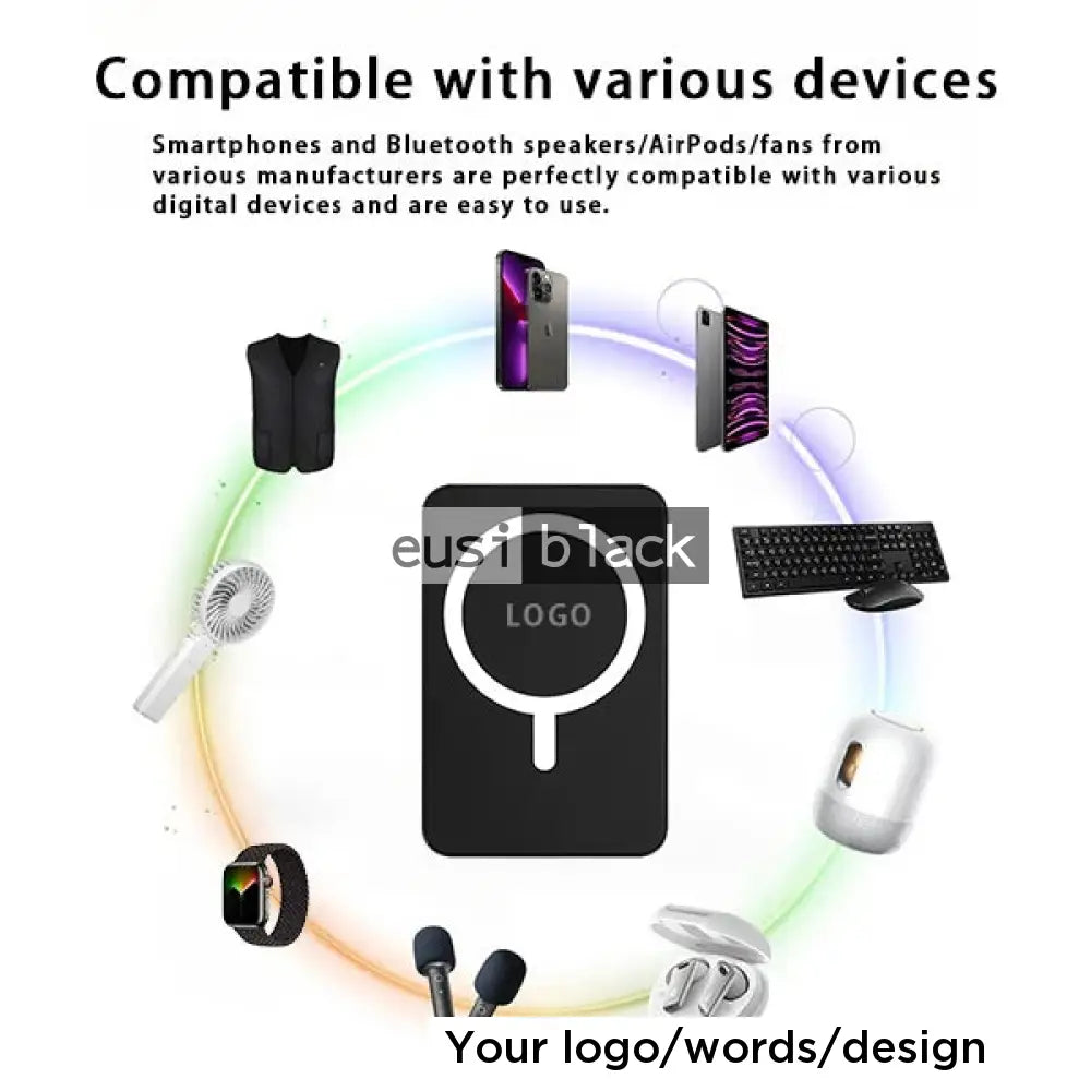 Wireless & cabled power bank - 10,000mAH