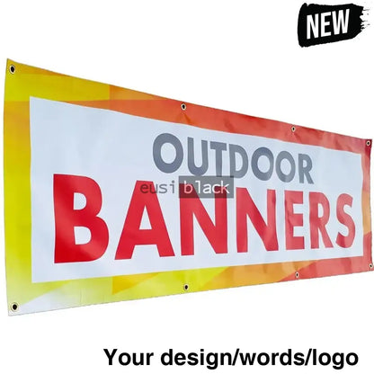 Eyelet cut PVC banner