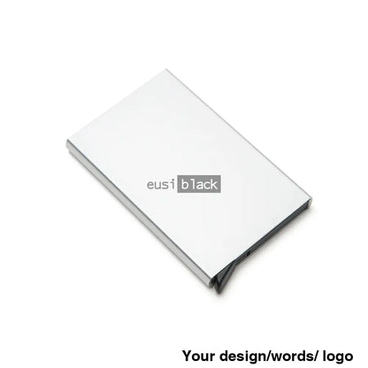 Pop-Up Business Card Holder Silver