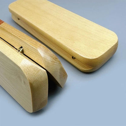 Wooden pen case