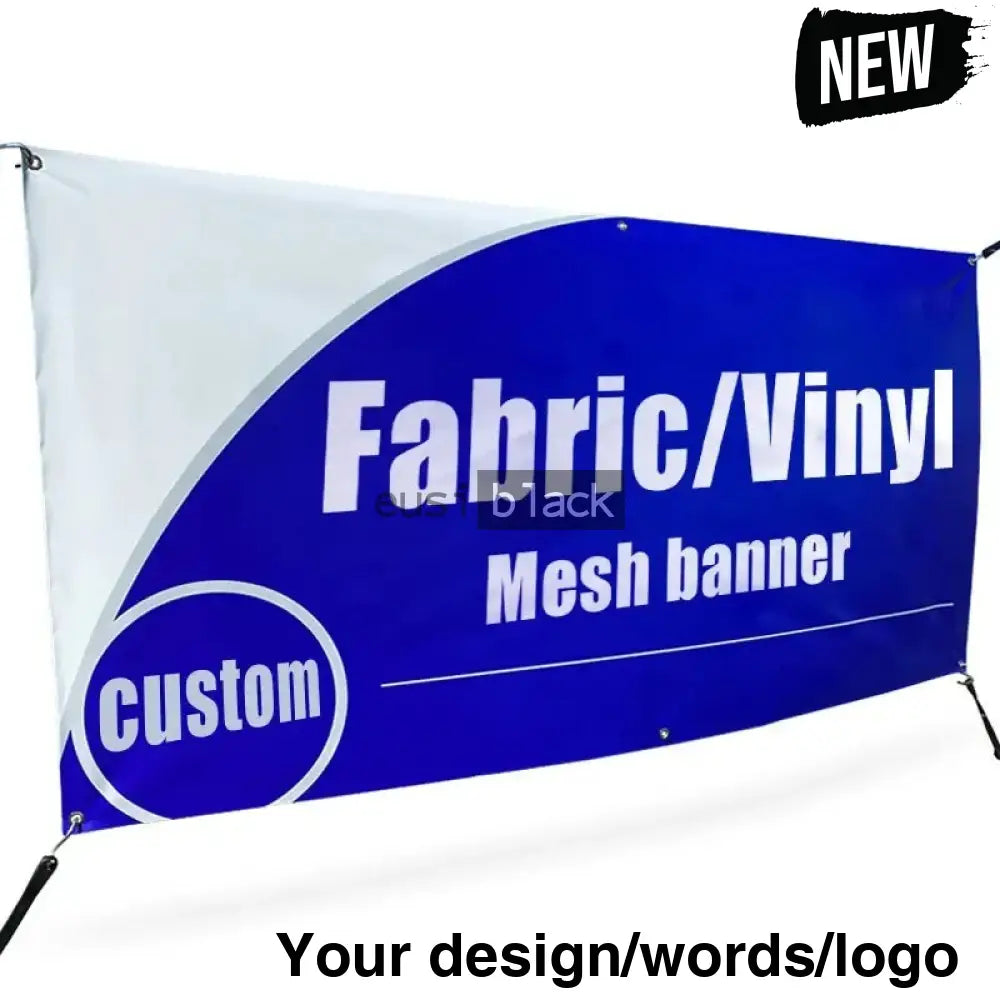 Eyelet cut PVC banner