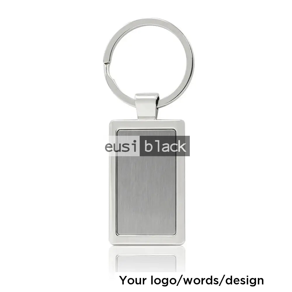Metallic key chain Rectangle