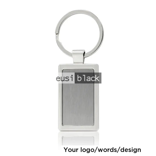 Metallic key chain Rectangle