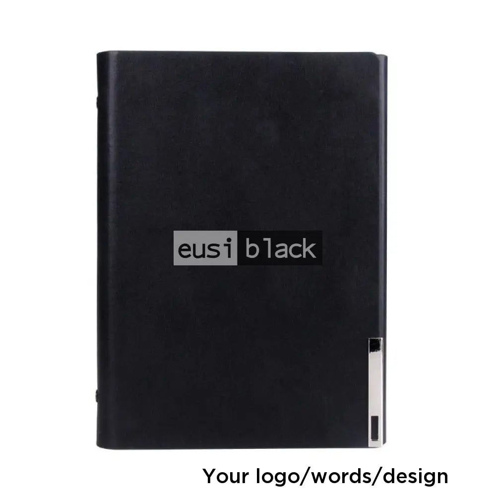 Metallic sign off notebook | B5 Black