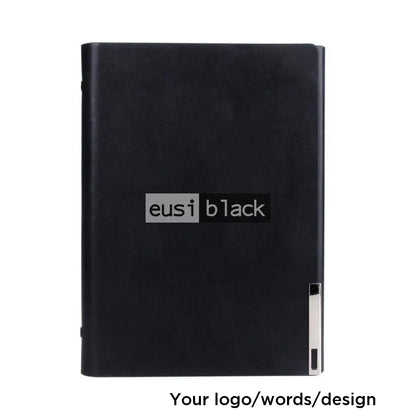 Metallic sign off notebook | B5 Black