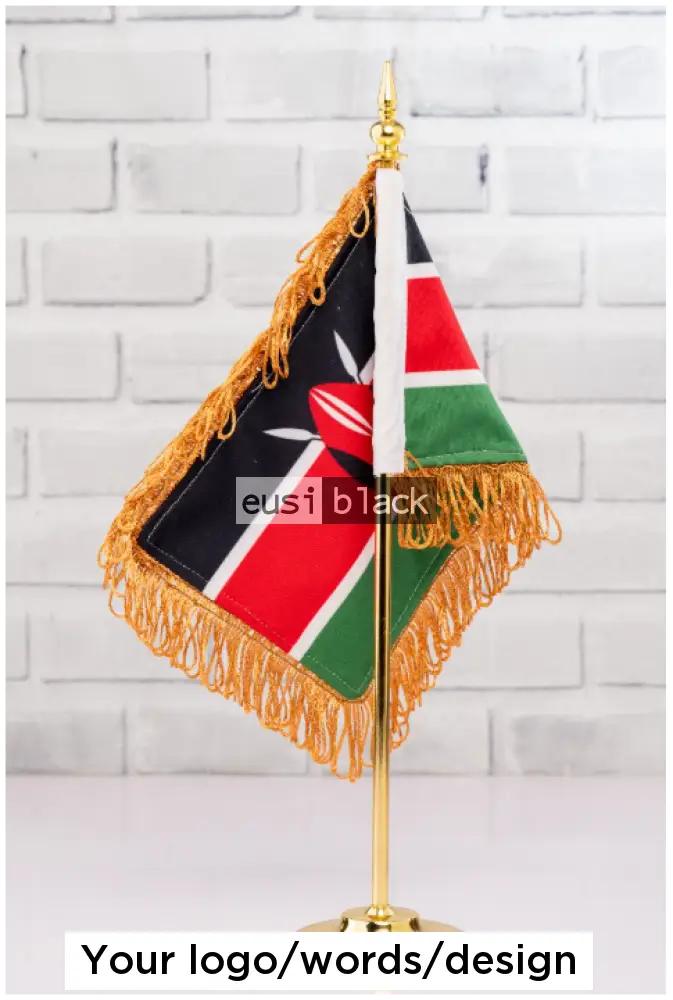 Metallic table flag holder - A3