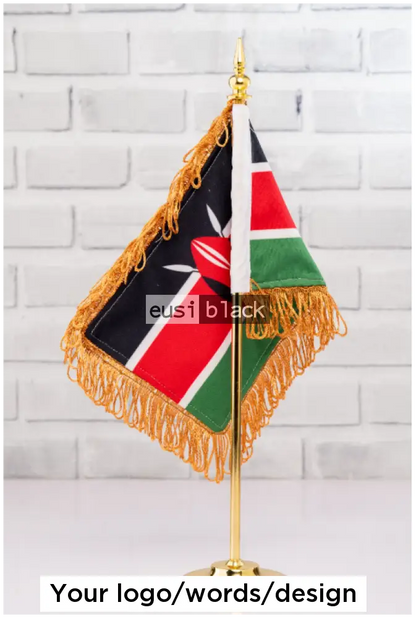Metallic table flag holder - A3
