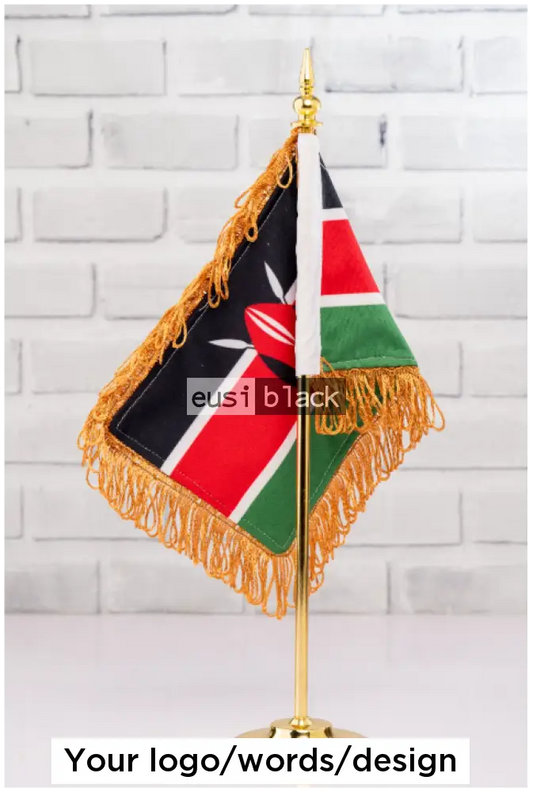 Metallic table flag holder - A3