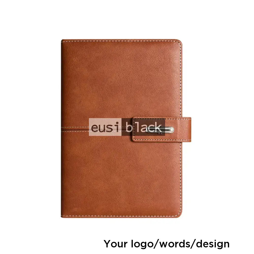Middle threaded notebook - B5 - Brown