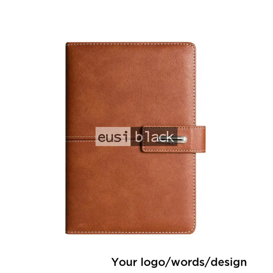 Middle threaded notebook - B5 - Brown