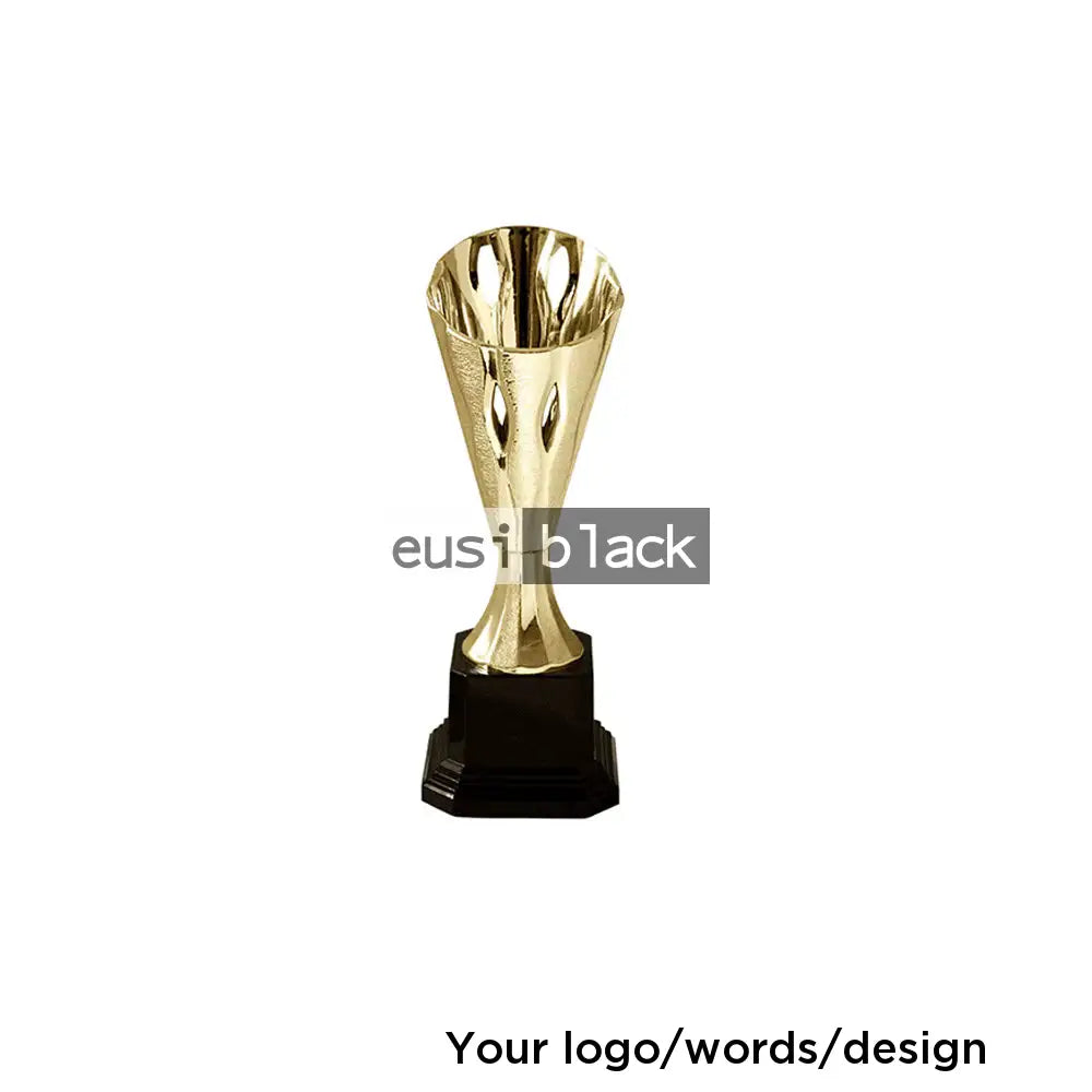 Mini flared trophy cup award - 22cm - Gold