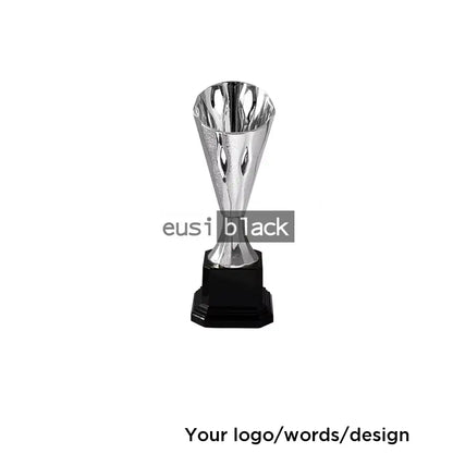 Mini flared trophy cup award - 22cm - Silver