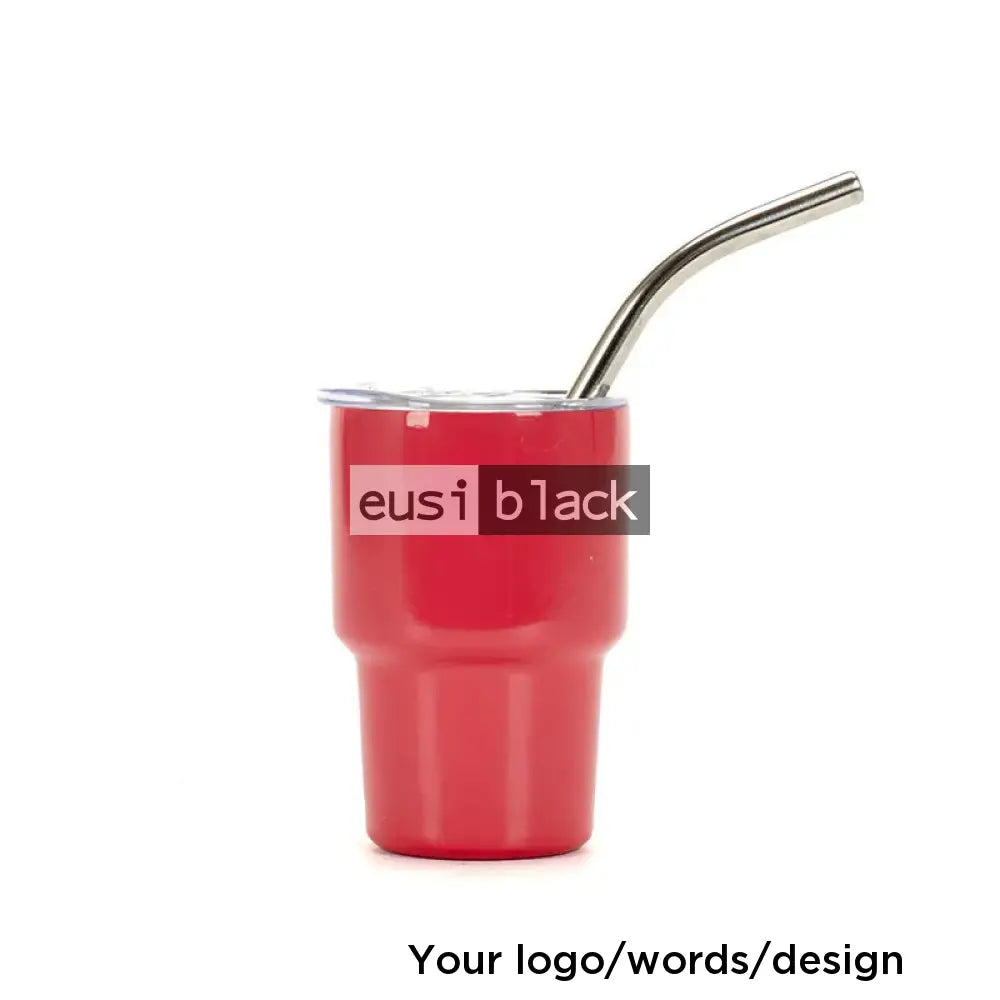 Mini metallic shot glass - 60ml Red