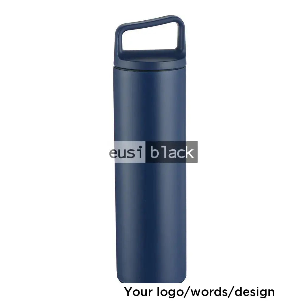 Minimalist thermal water bottle - Black