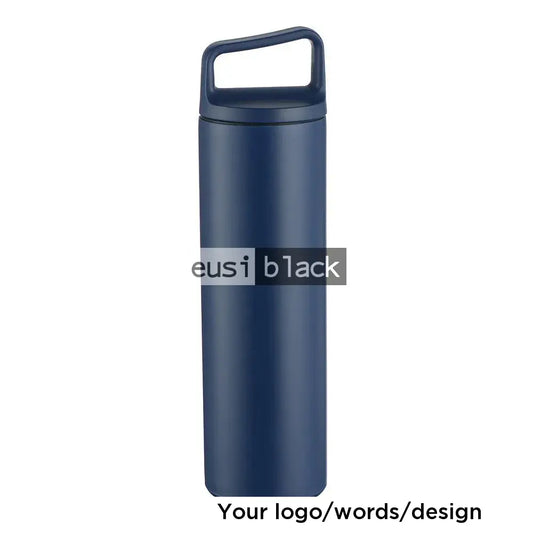 Minimalist thermal water bottle - Black