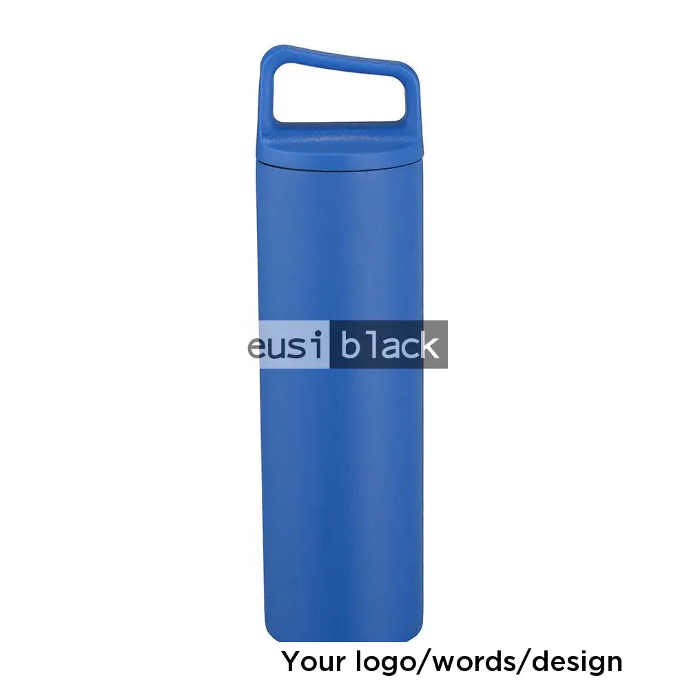 Minimalist thermal water bottle - Blue