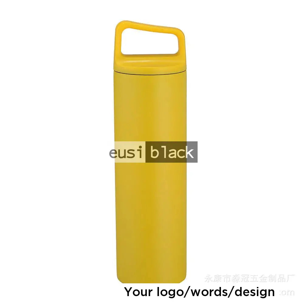 Minimalist thermal water bottle - Yellow