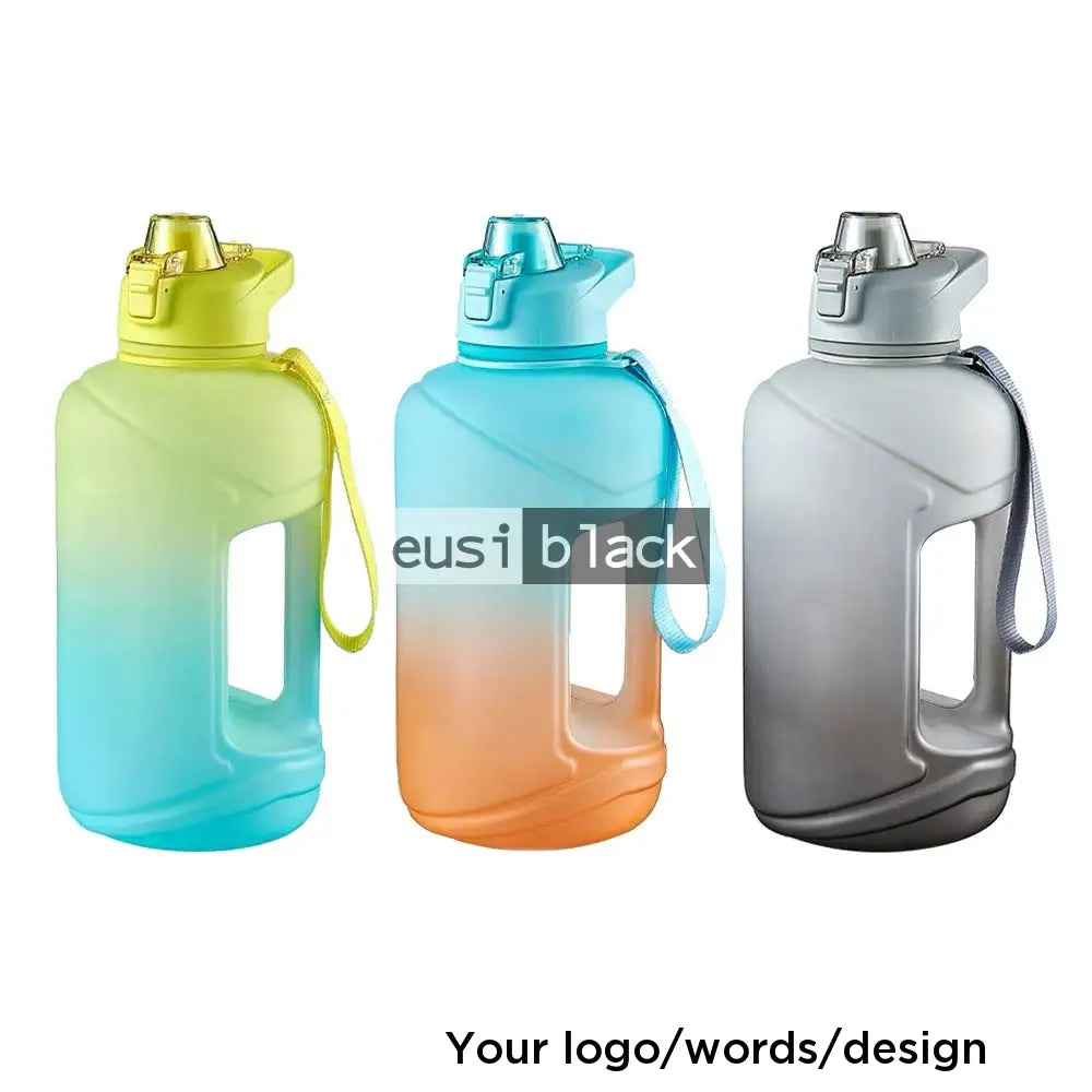 Multi-colored barrel water bottle 2.2L