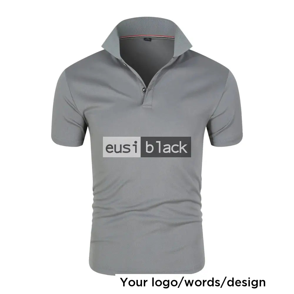 Muscle fit polo shirt Gray / S