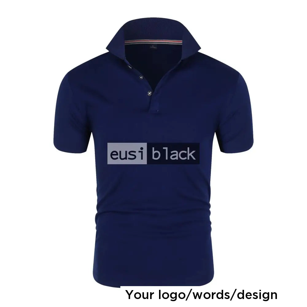 Muscle fit polo shirt Navy / S