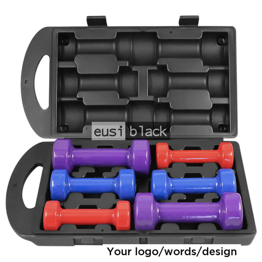 Neoprene dumbbell case set