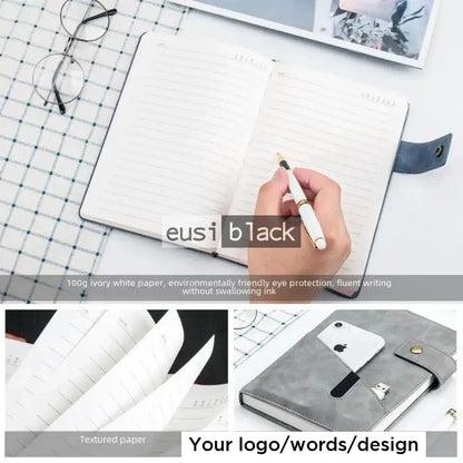 Notebook with phone pouch | A5