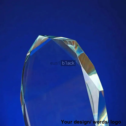 Octagonal Crystal Award