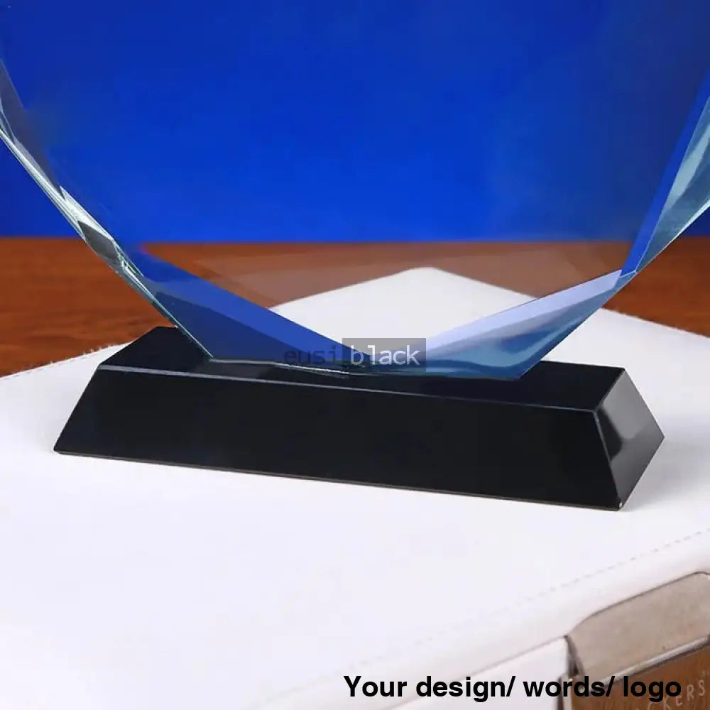 Octagonal Crystal Award